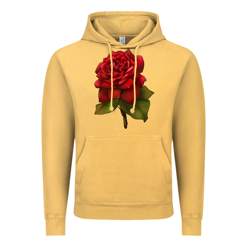 Oklahoma Rose Illustrations Vintage Hoodie by LillyAllenDesigns | Teevron
