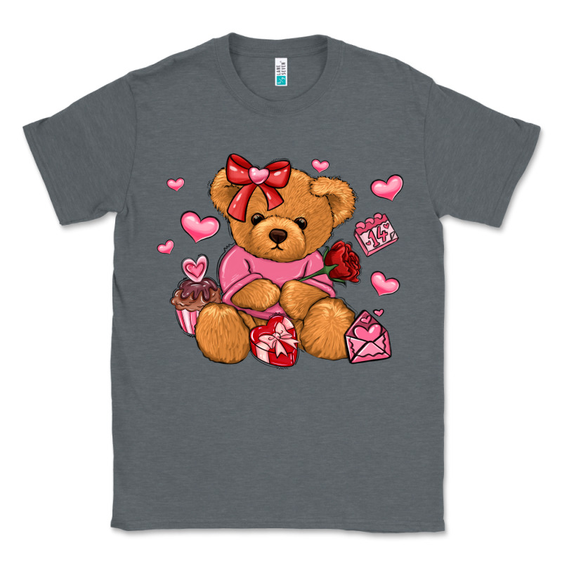 Valentines Day Teddy Bear Classic Tee by LillyAllenDesigns | Teevron