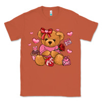 Copper valentines day teddy bear Classic Tee - LillyAllenDesigns