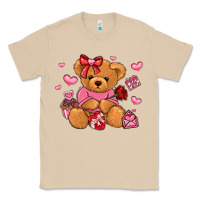 Mushroom valentines day teddy bear Classic Tee - LillyAllenDesigns