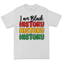 Dove Grey i am black history Premium Tee - MaliasSmallBusiness