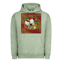 Pigment Oil Green cute baby calf christmas Urban Hoodie - LillyAllenDesigns