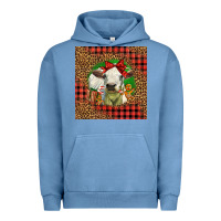 Pigment Pebble Blue cute baby calf christmas Urban Hoodie - LillyAllenDesigns