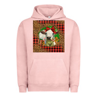 Pigment Salmon cute baby calf christmas Urban Hoodie - LillyAllenDesigns