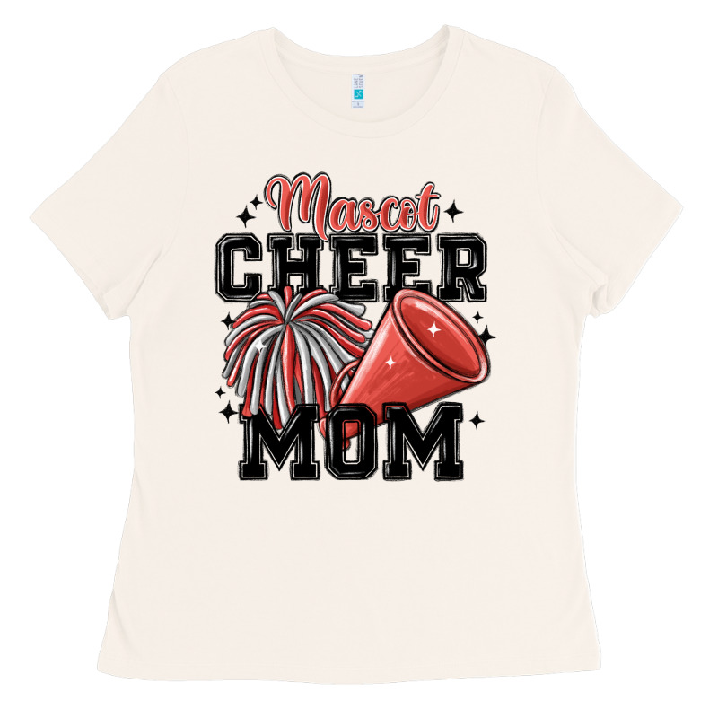 Mascot Cheer Mom Ladies Tee by MaliasSmallBusiness | Teevron