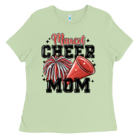 Matcha mascot cheer mom Ladies Tee - MaliasSmallBusiness