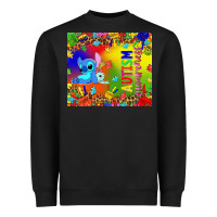 Black Autism awareness with stitch tumbler Heavyweight Sweatshirt - TumblerDesignByShophia