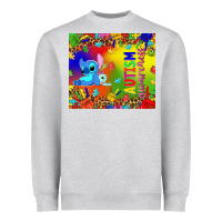 Heather Grey Autism awareness with stitch tumbler Heavyweight Sweatshirt - TumblerDesignByShophia
