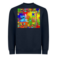 Navy Autism awareness with stitch tumbler Heavyweight Sweatshirt - TumblerDesignByShophia