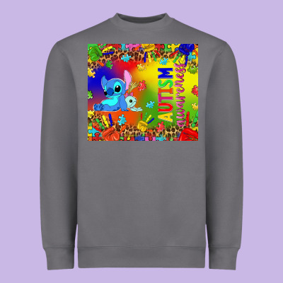 Autism Awareness With Stitch Tumbler Heavyweight Sweatshirt Designed By Tumblerdesignbyshophia