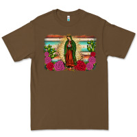 Cacao western our lady of Guadalupe Premium Tee - JahusDesignShop