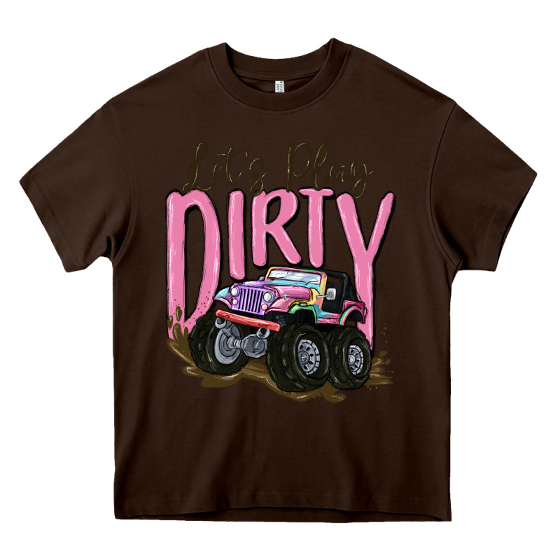Let's Play Dirty Heavy Core Tee by MaliasSmallBusiness | Teevron