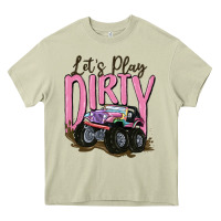 Mossy let's play dirty Heavy Core Tee - MaliasSmallBusiness