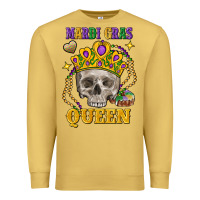 Antique Gold skull mardi gras queen Premium Sweatshirt - FaDigitalArtStudio
