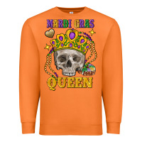 Carrot skull mardi gras queen Premium Sweatshirt - FaDigitalArtStudio