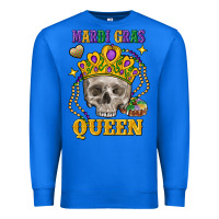 True Royal skull mardi gras queen Premium Sweatshirt - FaDigitalArtStudio