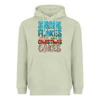 Matcha Snow Flakes aAd Christmas Cakes Heavyweight Hoodie - BundleAndBundleShop