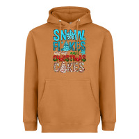 Meerkat Snow Flakes aAd Christmas Cakes Heavyweight Hoodie - BundleAndBundleShop