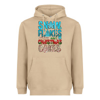 Mushroom Snow Flakes aAd Christmas Cakes Heavyweight Hoodie - BundleAndBundleShop
