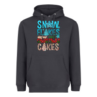 Smoke Snow Flakes aAd Christmas Cakes Heavyweight Hoodie - BundleAndBundleShop