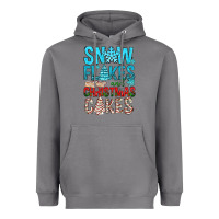 Storm Snow Flakes aAd Christmas Cakes Heavyweight Hoodie - BundleAndBundleShop
