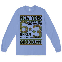 Colony Blue Newyork Brooklyn Long Sleeve Tee - Bettercallsaul