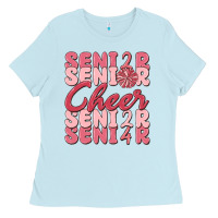 Baby Blue senior cheer 2024 Ladies Tee - MaliasSmallBusiness