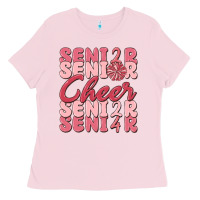Bubblegum Pink senior cheer 2024 Ladies Tee - MaliasSmallBusiness