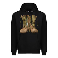Black soldier boots Premium Hoodie - RanaPortraitStore