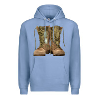Colony Blue soldier boots Premium Hoodie - RanaPortraitStore