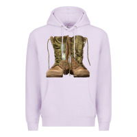 Lilac soldier boots Premium Hoodie - RanaPortraitStore