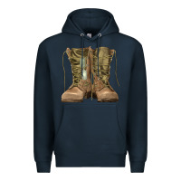 Navy soldier boots Premium Hoodie - RanaPortraitStore