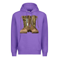 Purple soldier boots Premium Hoodie - RanaPortraitStore