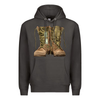 Smoke soldier boots Premium Hoodie - RanaPortraitStore
