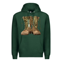 Sports Green soldier boots Premium Hoodie - RanaPortraitStore
