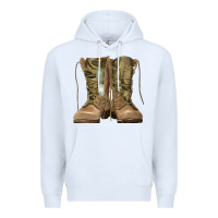 White soldier boots Premium Hoodie - RanaPortraitStore