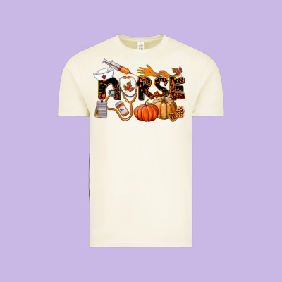 Fall Nurse Vintage Tee Designed By Lillyallendesigns