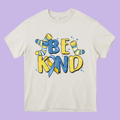 Be Kind Heavy Core Tee Designed By Maliassmallbusiness