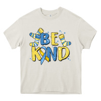 Cream be kind Heavy Core Tee - MaliasSmallBusiness
