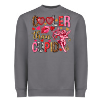 Storm Cooler than Cupid Valentine's Day Heavyweight Sweatshirt - HowdyJamesFarm