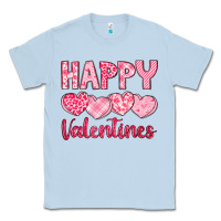 Dusty Blue happy valentines Classic Tee - LillyAllenDesigns