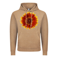 Vintage Coffee Little Becka Sunflower Vintage Hoodie - LillyAllenDesigns