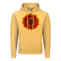 Vintage Mustard Little Becka Sunflower Vintage Hoodie - LillyAllenDesigns