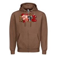 Chestnut love with pig olivia Zipper Hoodie - OliviaCreatesArt