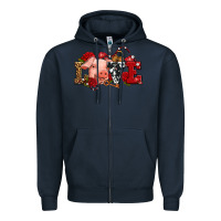 Navy love with pig olivia Zipper Hoodie - OliviaCreatesArt