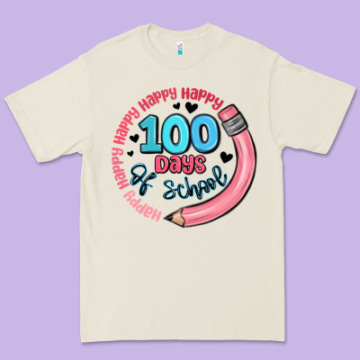 Happy 100 Days Of School Premium Tee Designed By Maliassmallbusiness