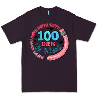 Plum happy 100 days of school Premium Tee - MaliasSmallBusiness