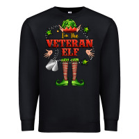Black im the veteran elf Premium Sweatshirt - FaDigitalArtStudio