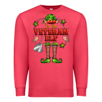 Cardinal im the veteran elf Premium Sweatshirt - FaDigitalArtStudio