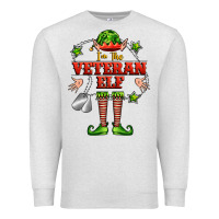 Oatmeal Heather im the veteran elf Premium Sweatshirt - FaDigitalArtStudio
